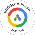 Certificado Google Ads em campanha de Apps